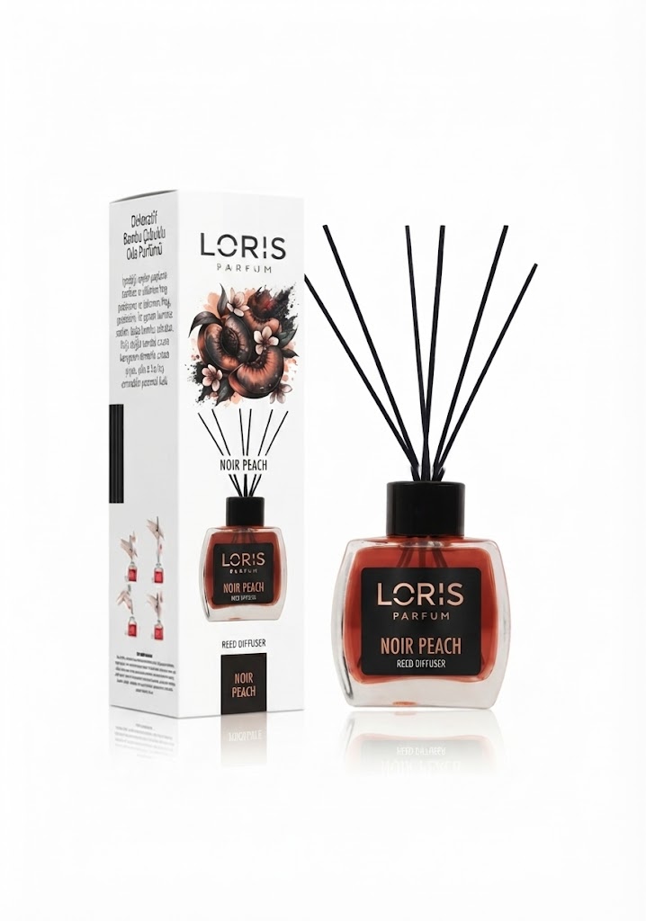 LORIS PARFUM , REED DIFFUSER ( NOIR PEACH )