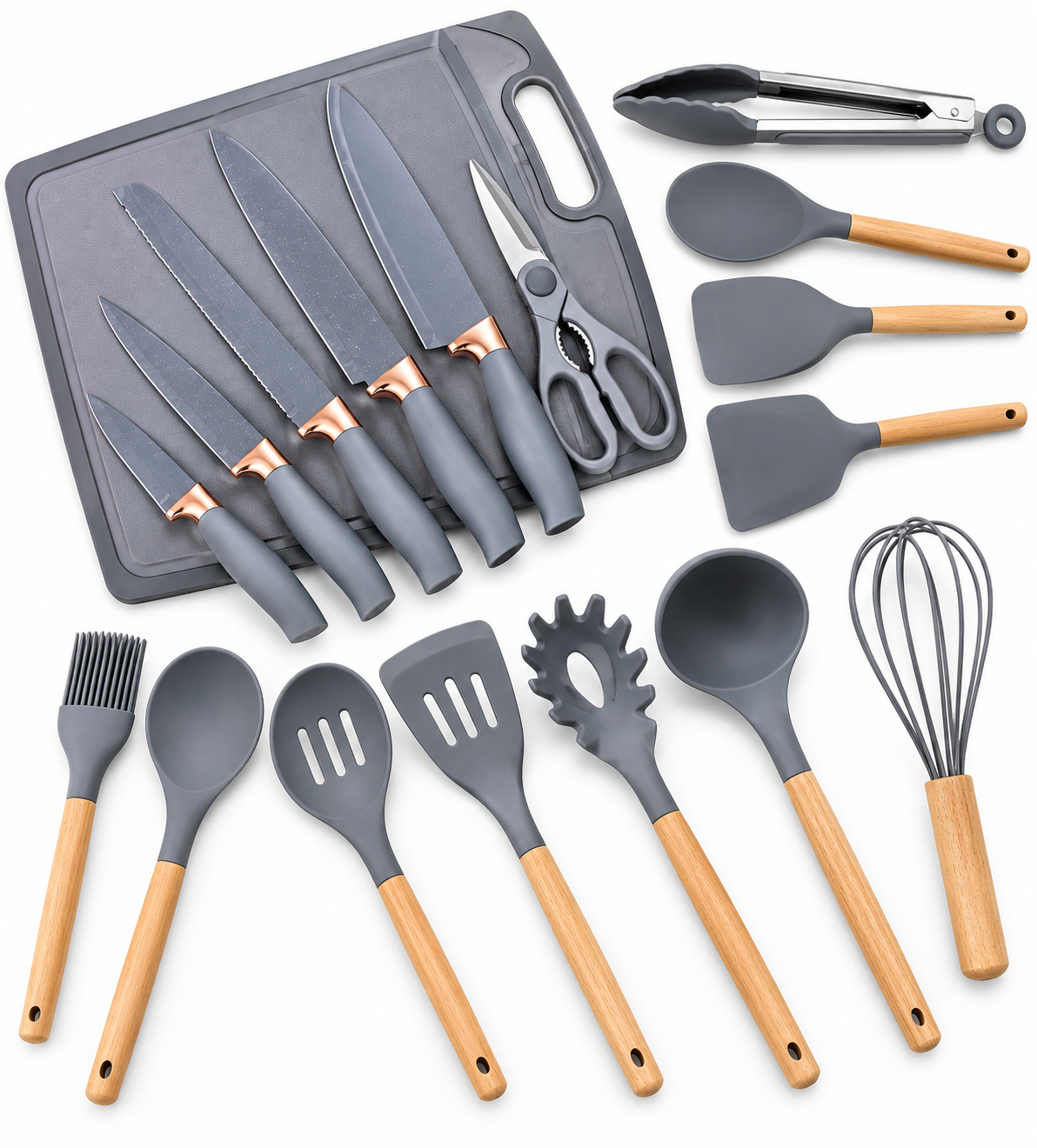 19PC Executive silicone spoons Set
