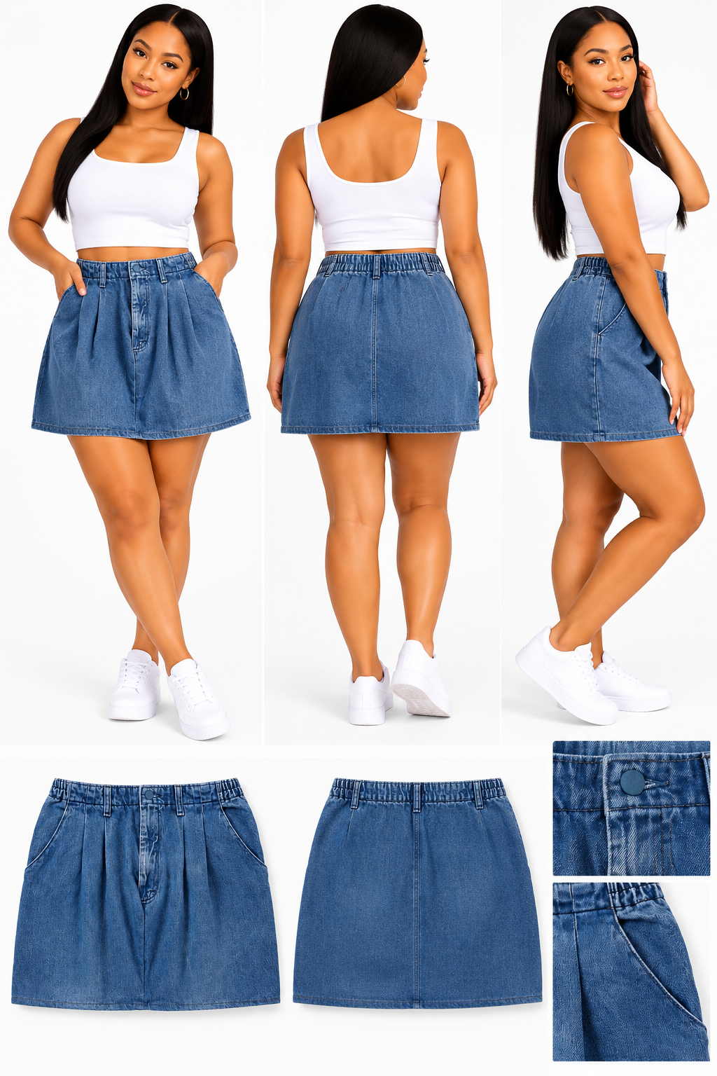 Denim Skirt Size 30
