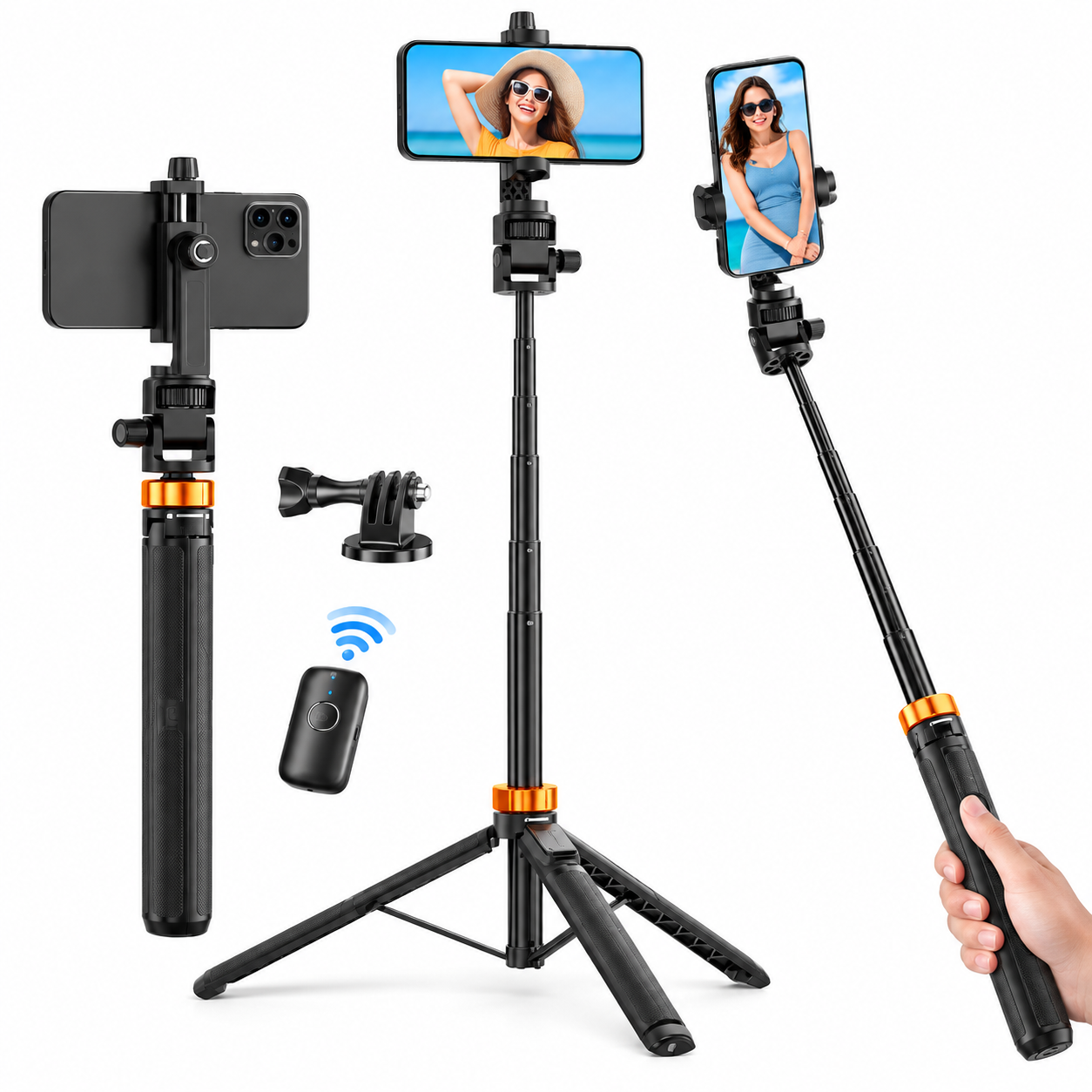 Selfie Stick With Adjustable Length