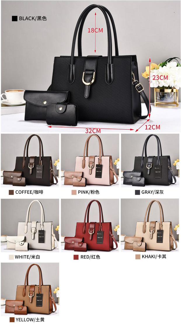 3IN1 LEATHER HANDBAG