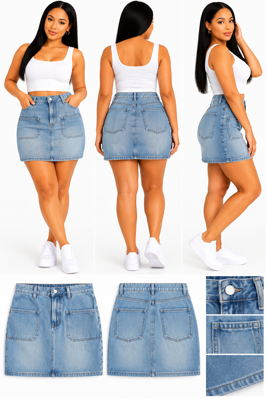 Denim Skirt Size 30