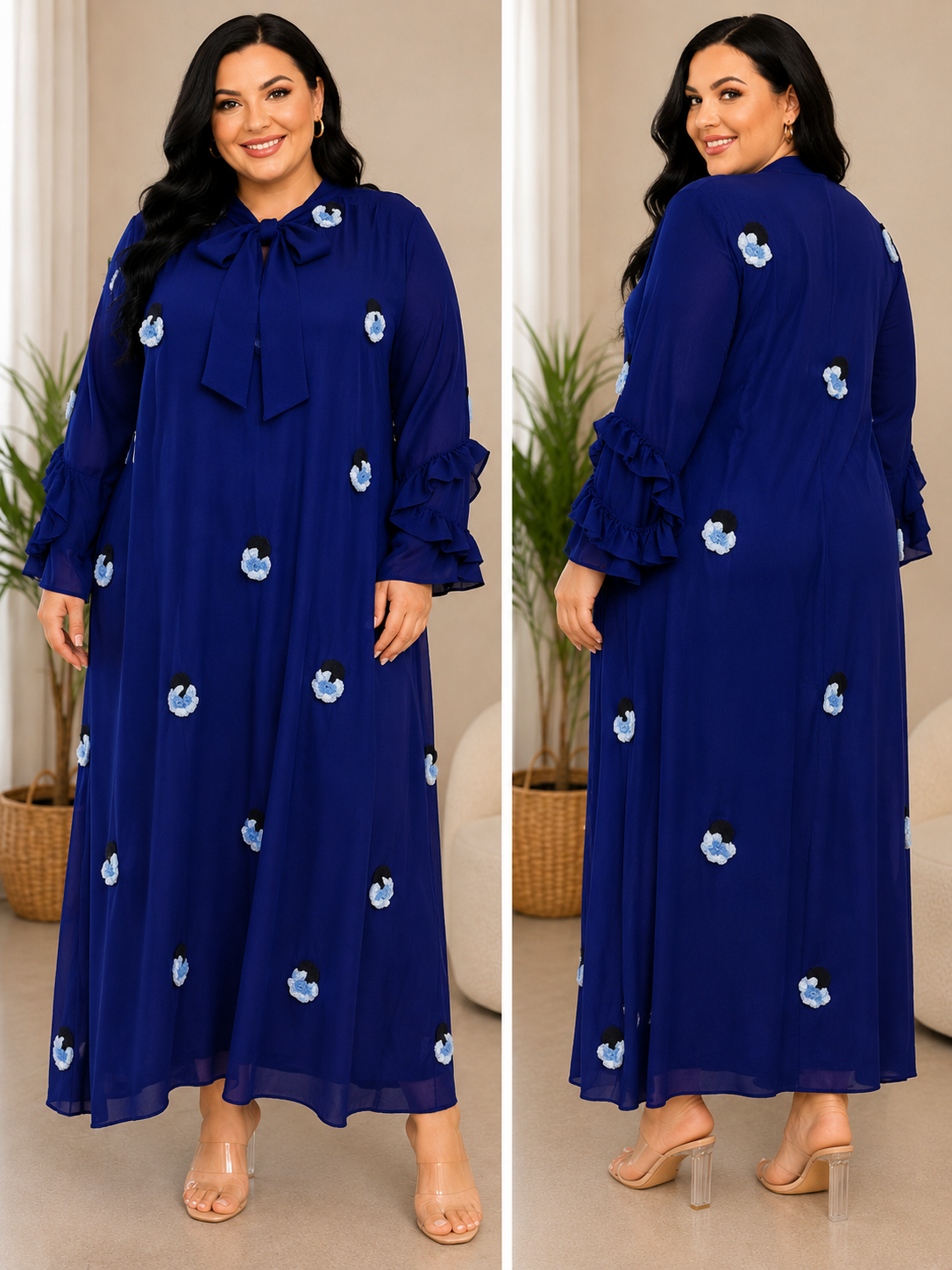 FLORAL NAVY