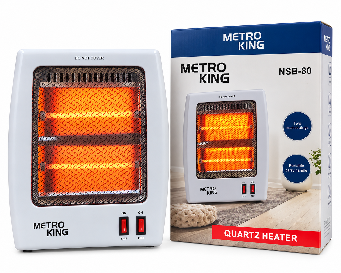 Quartz Room Heater-Metro King Heater (Model No. NSB-80).