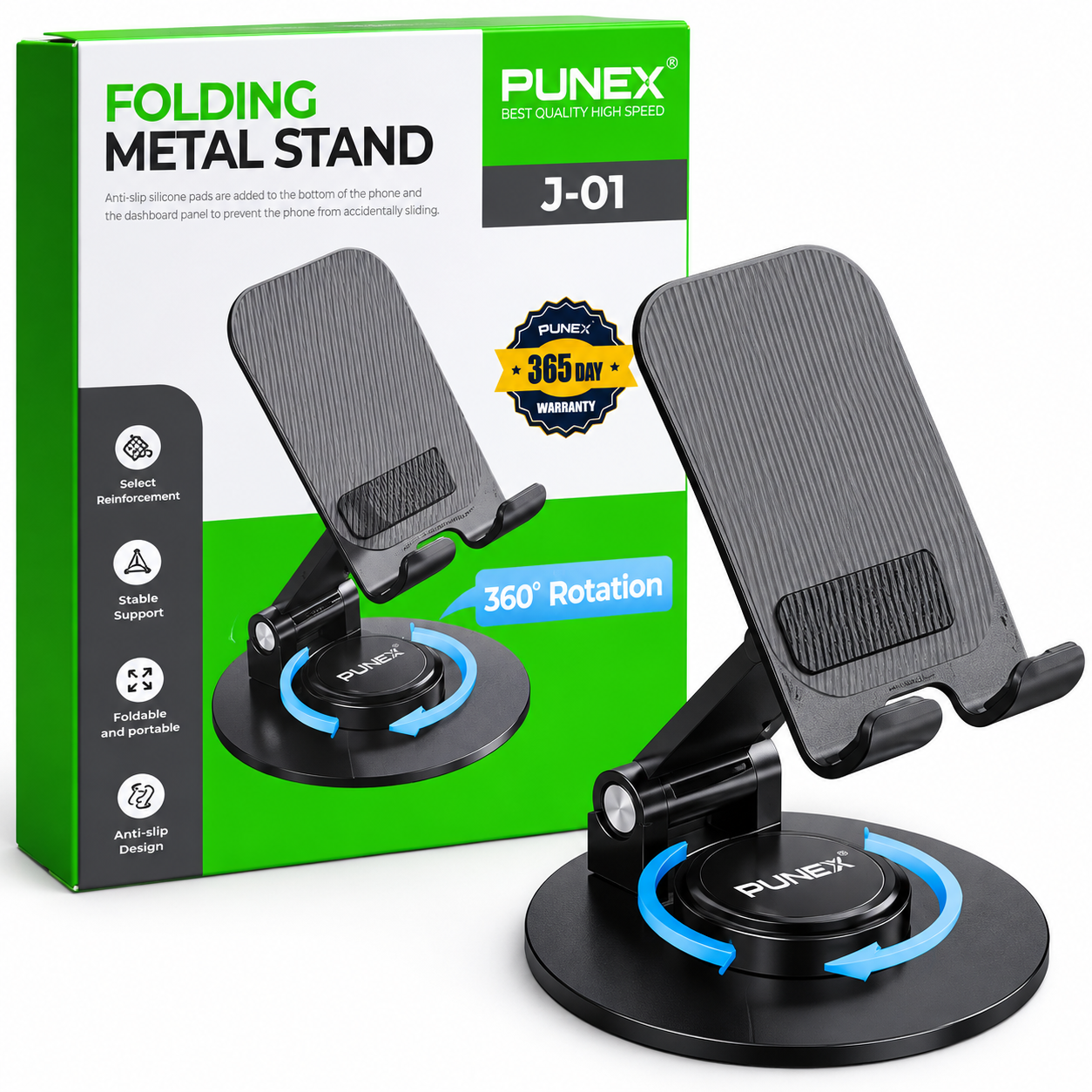 Foldable Metal Phone Stand Holder