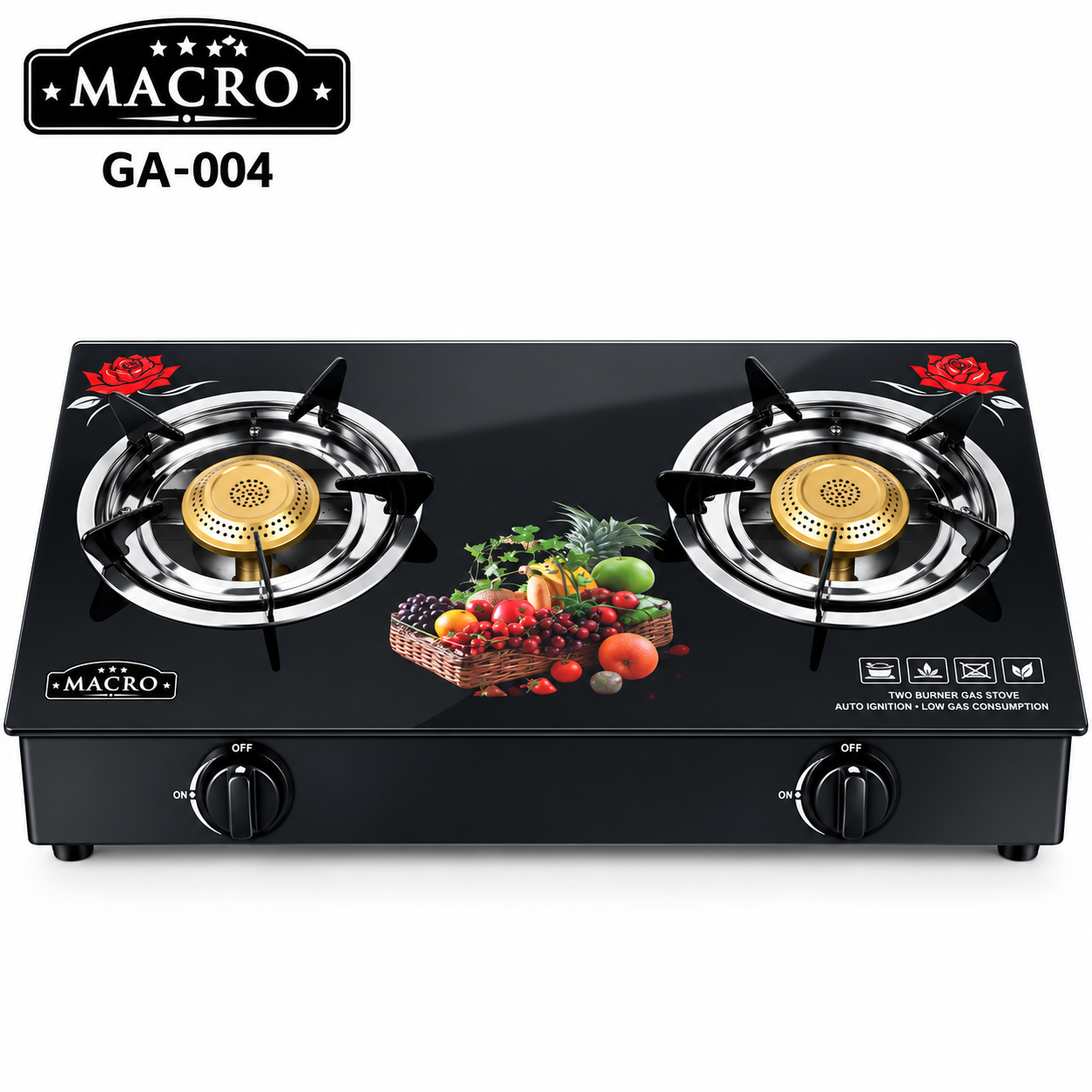 Macro Glass Top Burner