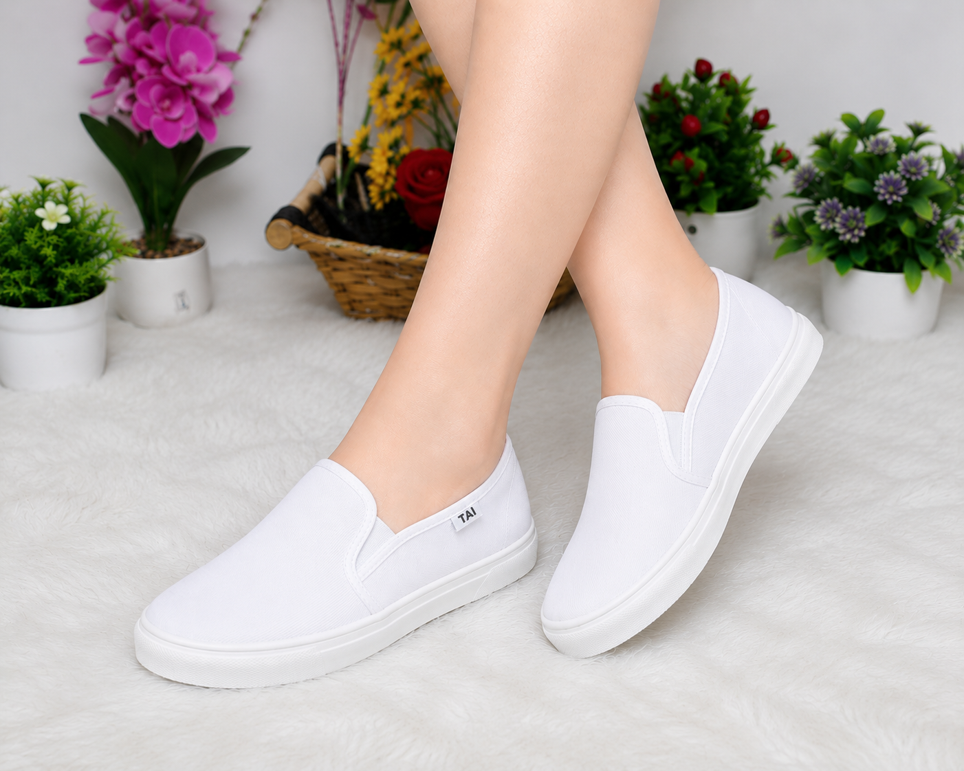 WHITE RUBBER SHOES
