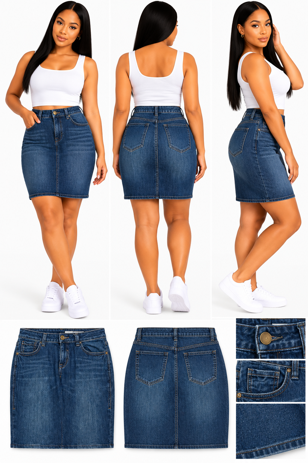 Denim Skirt Size 34