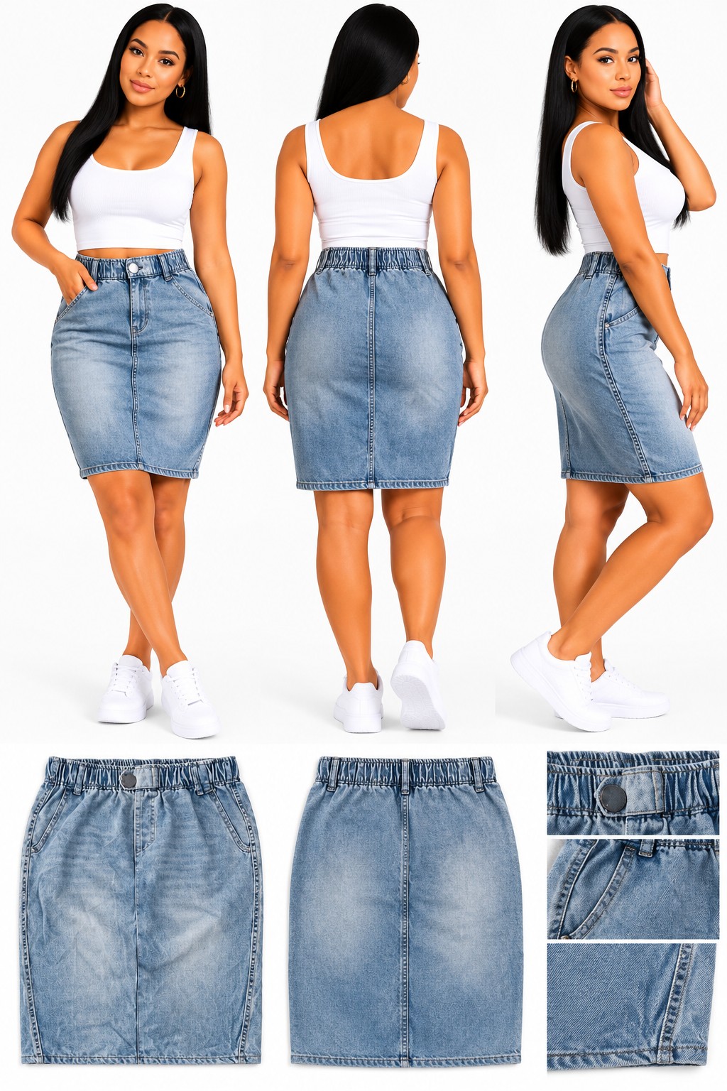 Denim Skirt Size 28
