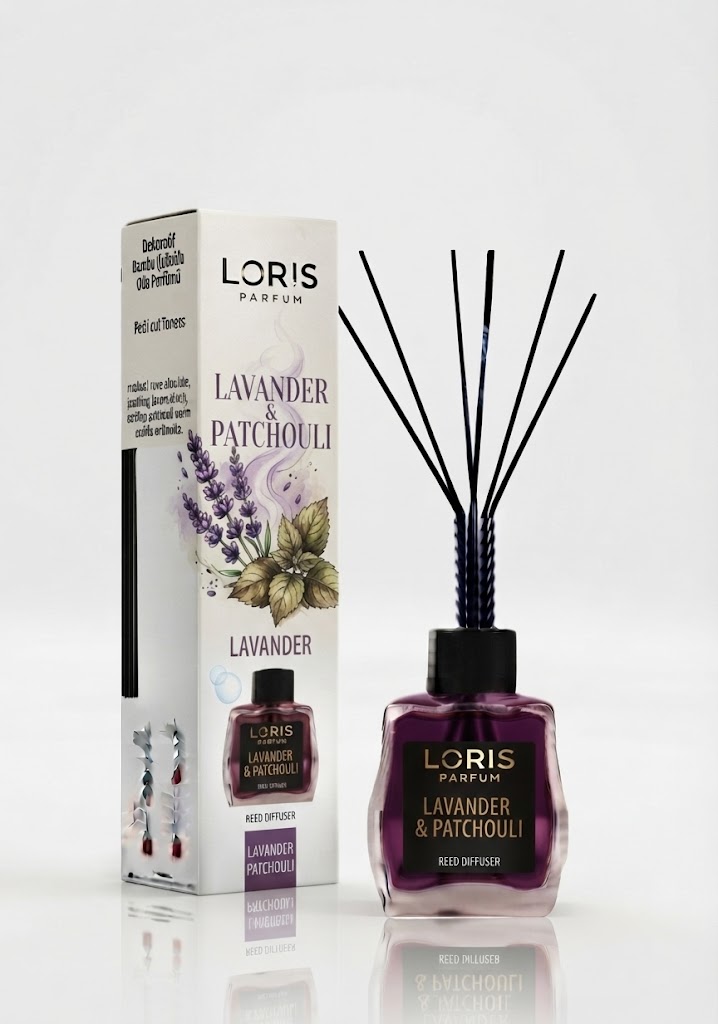 LORIS PARFUM , REED DIFFUSER ( LAVENDAR & PATCHOULI )
