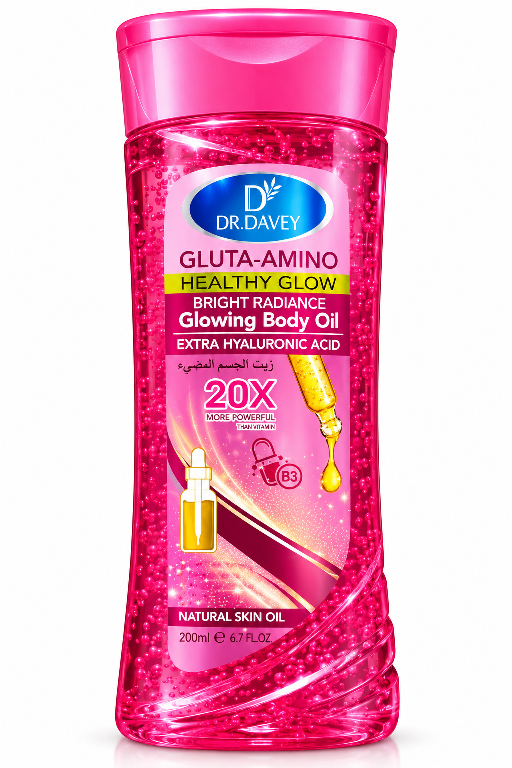 Gluta Amino Body Oil 200Ml