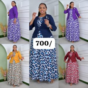 Flower Long Suit Dress