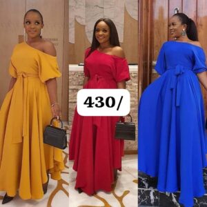 Long Silk Dress Shoulder