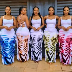 ZARA FLOW BACKLESS MAXI DRESS